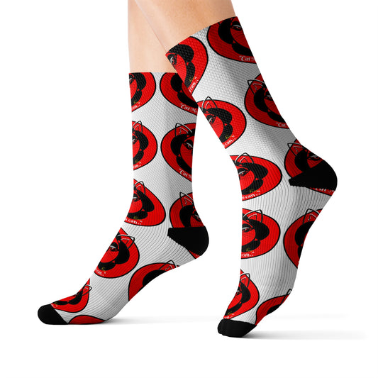 'Cat Me If tú Can' Designer Socks (3 sizes)