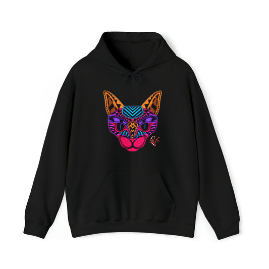 Bold & Colorful "Pet Design" Print Unisex Heavy Blend™ Hooded Sweatshirt - 6 sizes & 16 colors to choose from