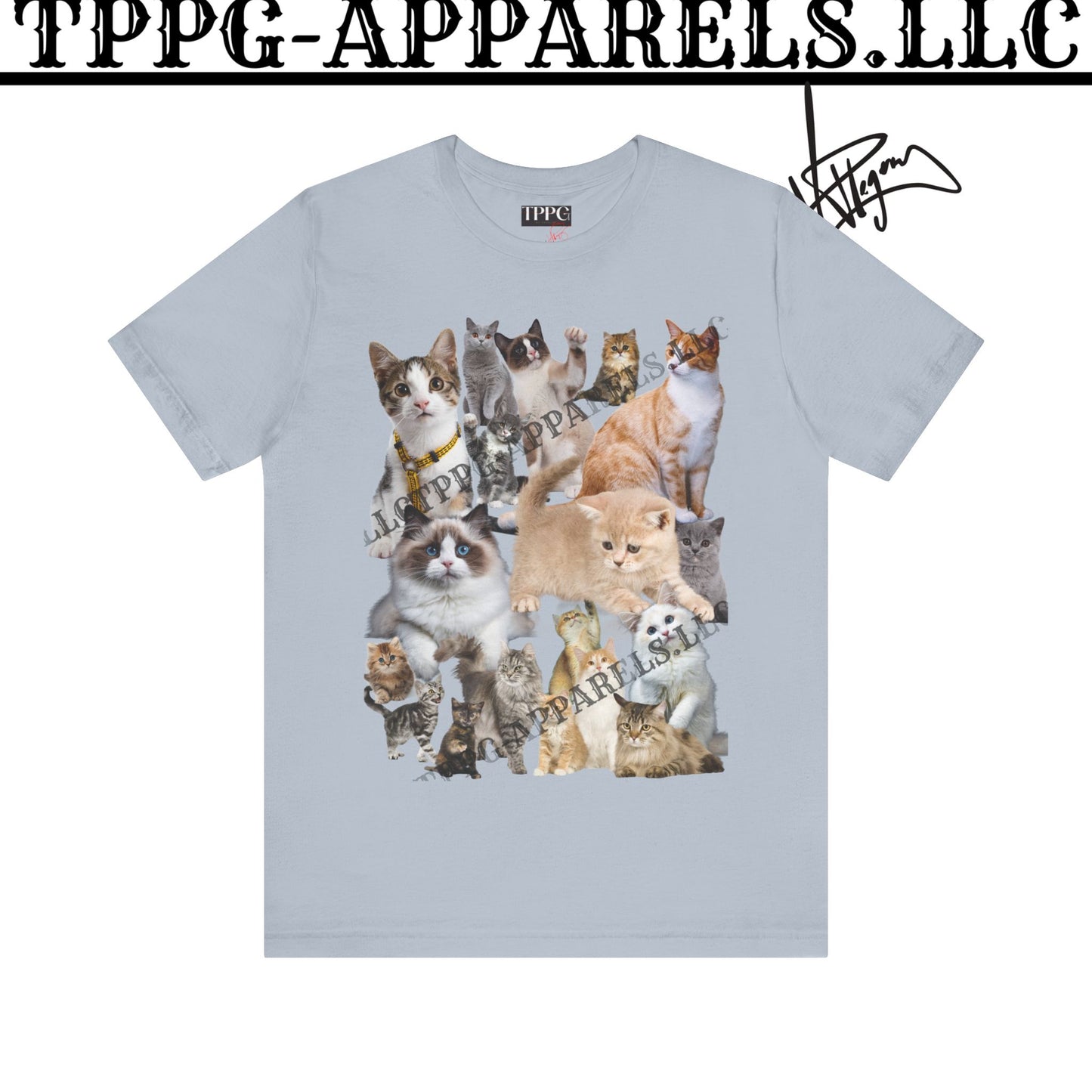 Unisex "Cats" Jersey T-Shirt