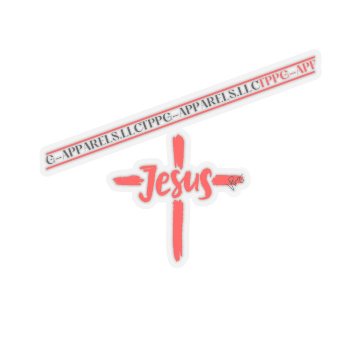 Kiss-Cut "Jesus" Stickers