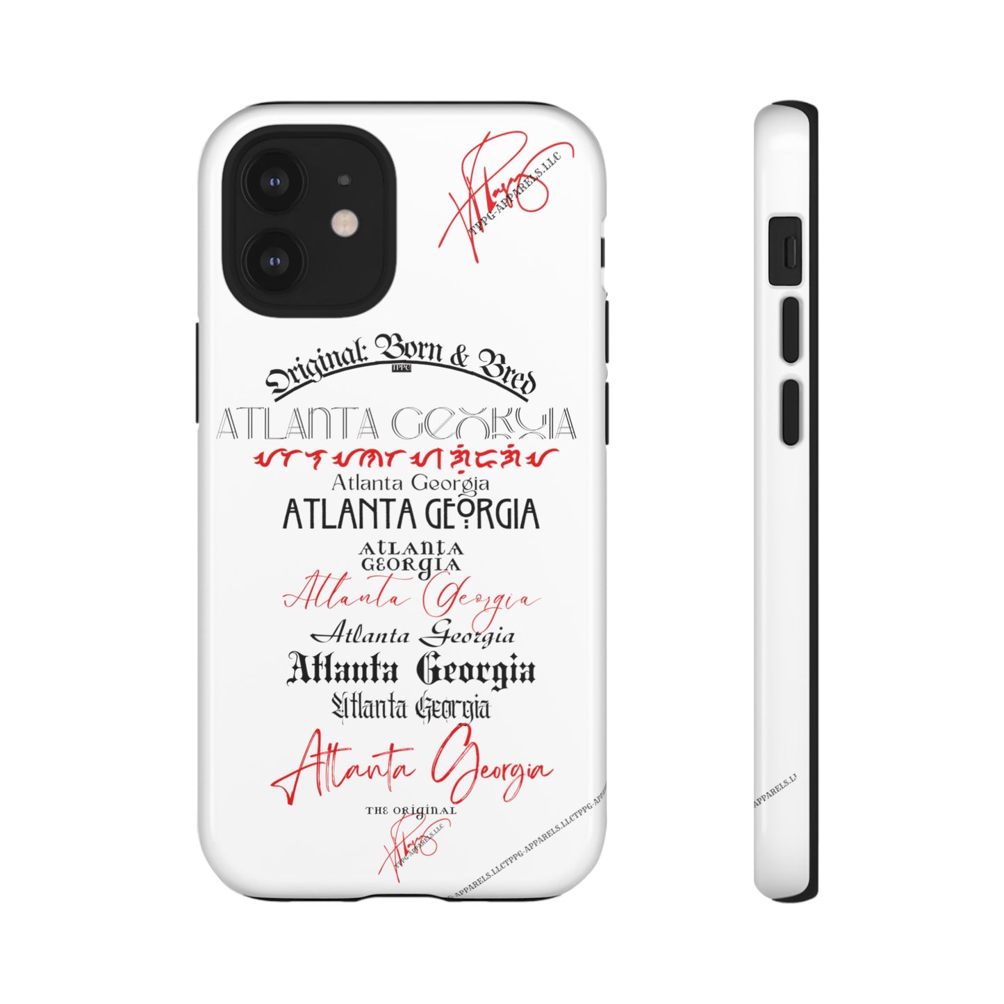 'ATL-Original Born & Bred' Design ~ Apple iPhones * Google Pixel * Samsung Galaxy Cases