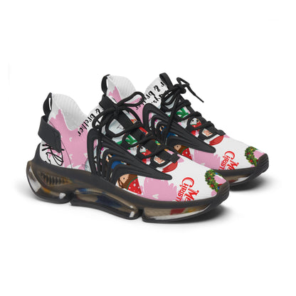 Women's ('Holiday') Mesh Sneakers By the 'TPPG-Apparels Brand Christmas Collection'