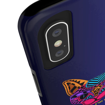 Cat Designs Phone Cases - iPhone/Samsung Galaxy & Google Pixel (Purple/Blue-Multi-Colored)