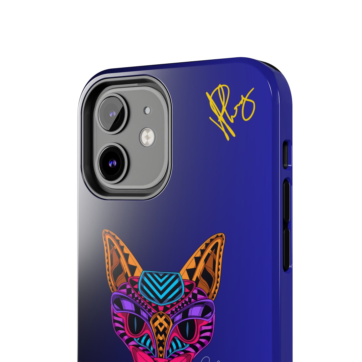 Cat Designs Phone Cases - iPhone/Samsung Galaxy & Google Pixel (Purple/Blue-Multi-Colored)