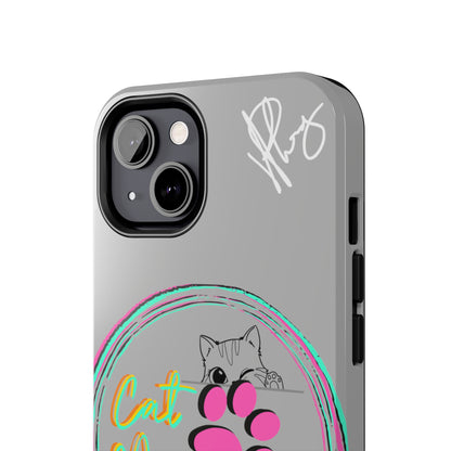 Here is another one of our Cutest "Cat Mom" Pet Designs (in a Light Grey Base Color) Verision from the 'TPPG Collection' Line carries Several sizes of the "iPhone Series" Tough Phone Cases