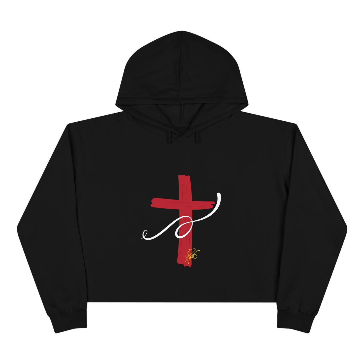 Crop "Cross" Hoodie