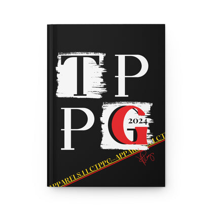 Matte Hardcover 75 Sheet Journal By:"TPPG 2024" Brand