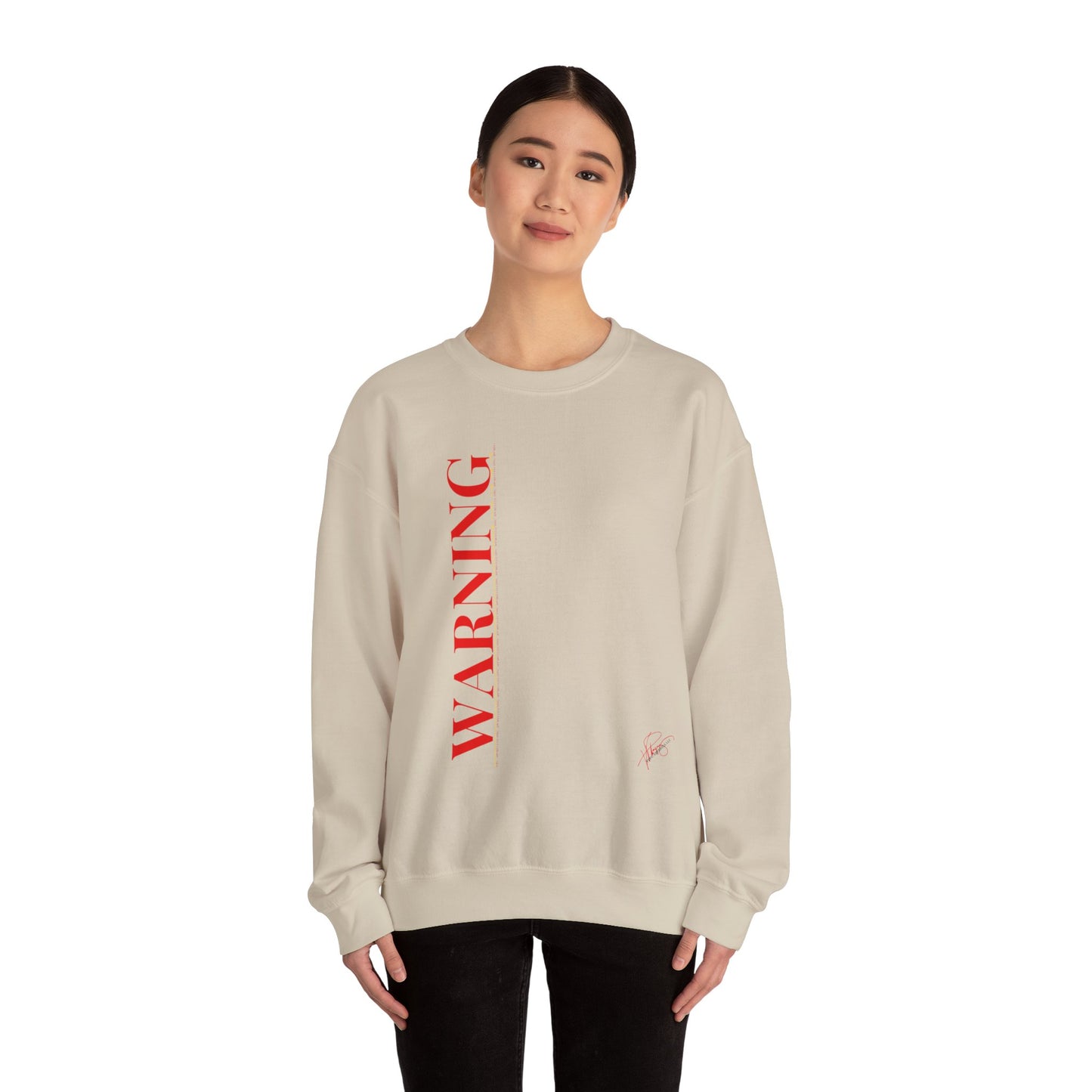 Crewneck Heavy Blend™('WARNING') Unisex Sweatshirt