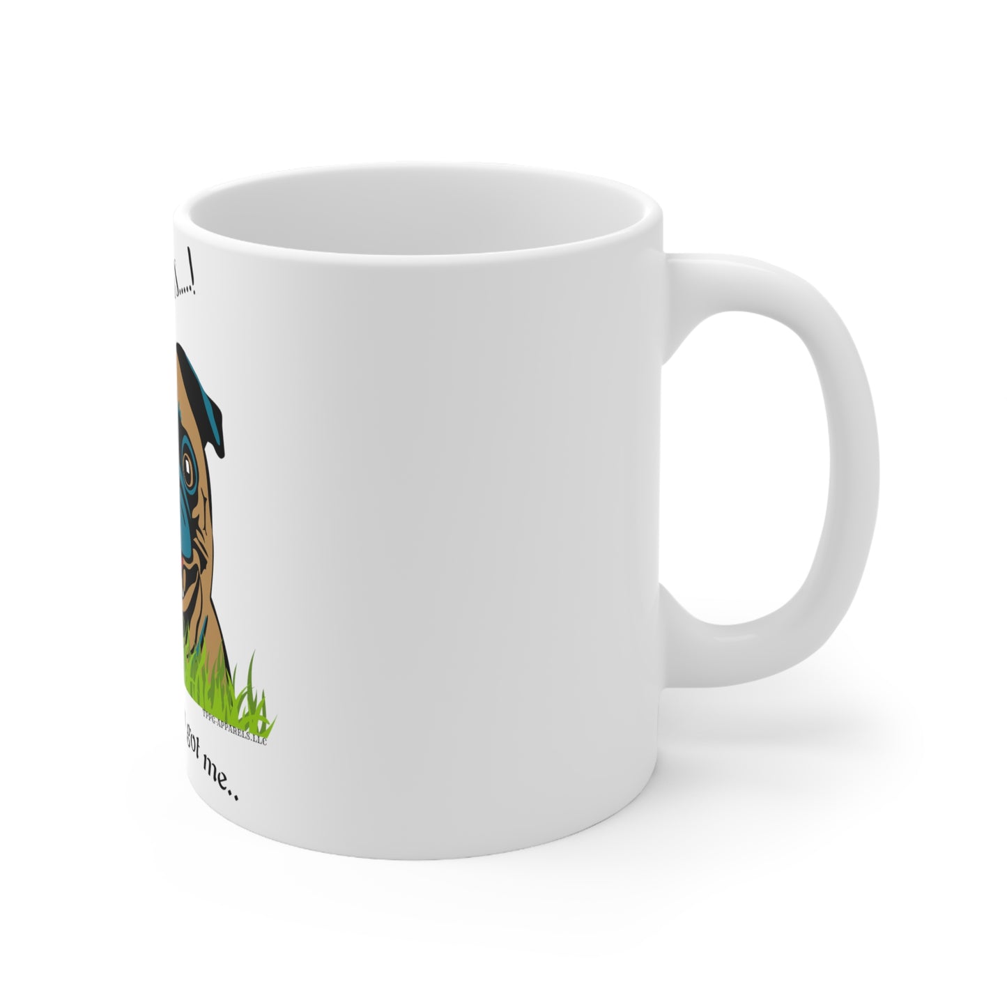 11oz White 'Pet" Ceramic Mug from the 'TPPG-Apparels' Collection