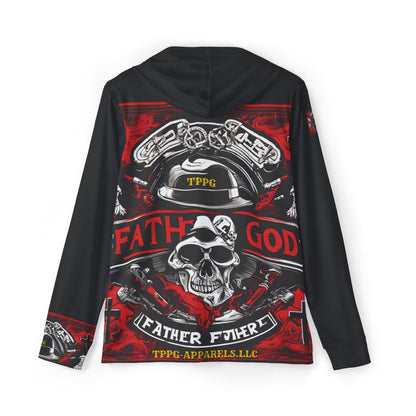 Men's/Women Bikers-Motorcycle "Father God" Sports Warmup Hoodie