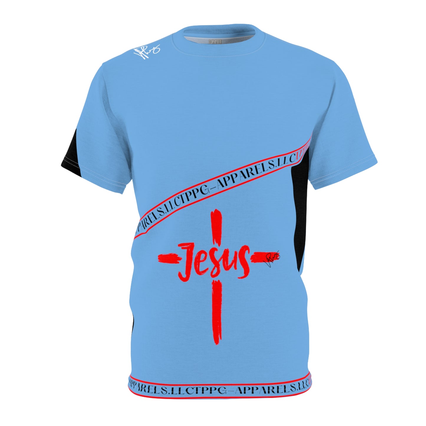 Unisex T-Shirt "Blue/Black" (Jesus/Faith) Design