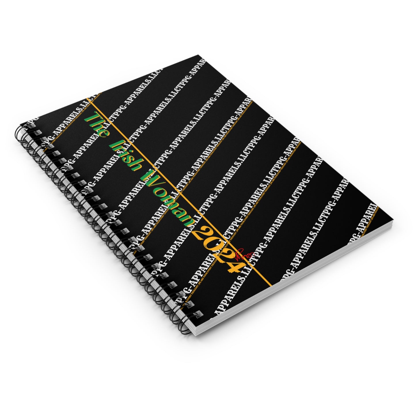 "The Irish Woman 2024"- Spiral Ruled Line Notebook