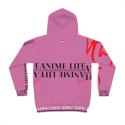 Children's (Lt. Pink) "TPPG Anime Life & Logo" Hoodie in 6 sizes