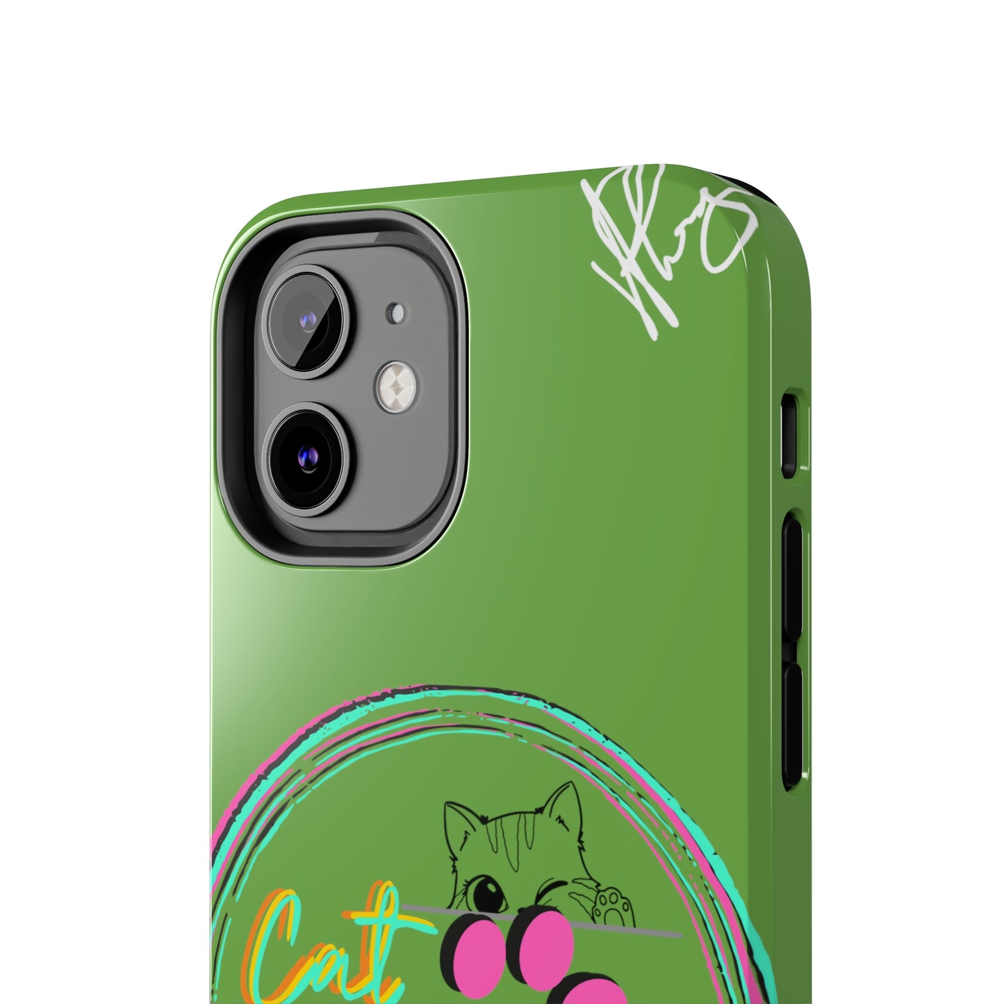 Guys here's another one of our Cutest "Cat Mom" Pet Designs (in a Light Green Base Color) Verision from the 'TPPG Collection' Line carries Several sizes of the "iPhone Series" Tough Phone Cases