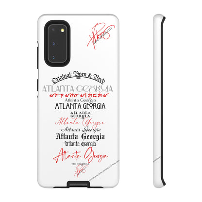 'ATL-Original Born & Bred' Design ~ Apple iPhones * Google Pixel * Samsung Galaxy Cases