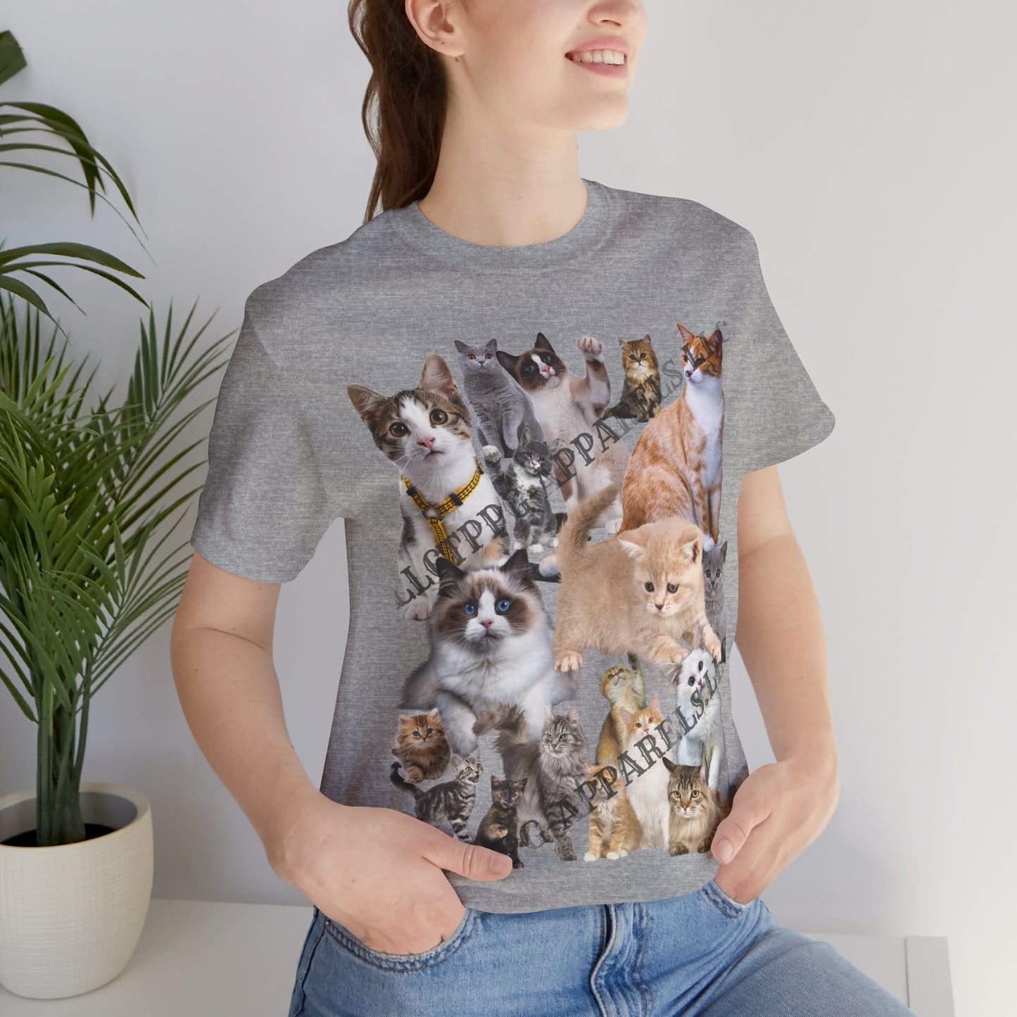 Unisex "Cats" Jersey T-Shirt