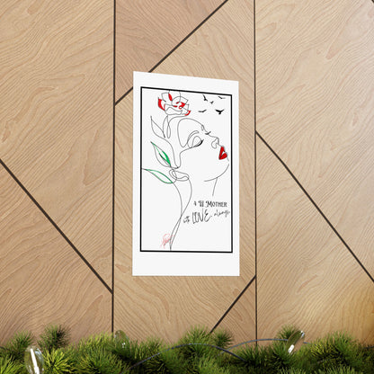 "Mother's Day" Vertical Matte Posters