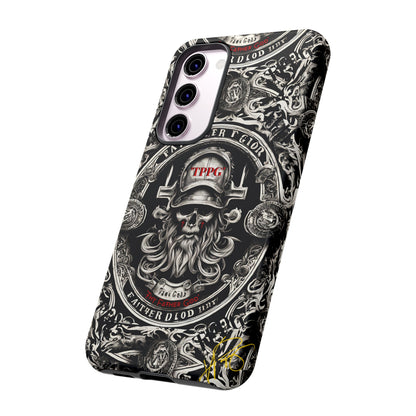 "Father God" iPhone/Google Pixel & Samsung Tough Phone Case (Black/Red & Grey)