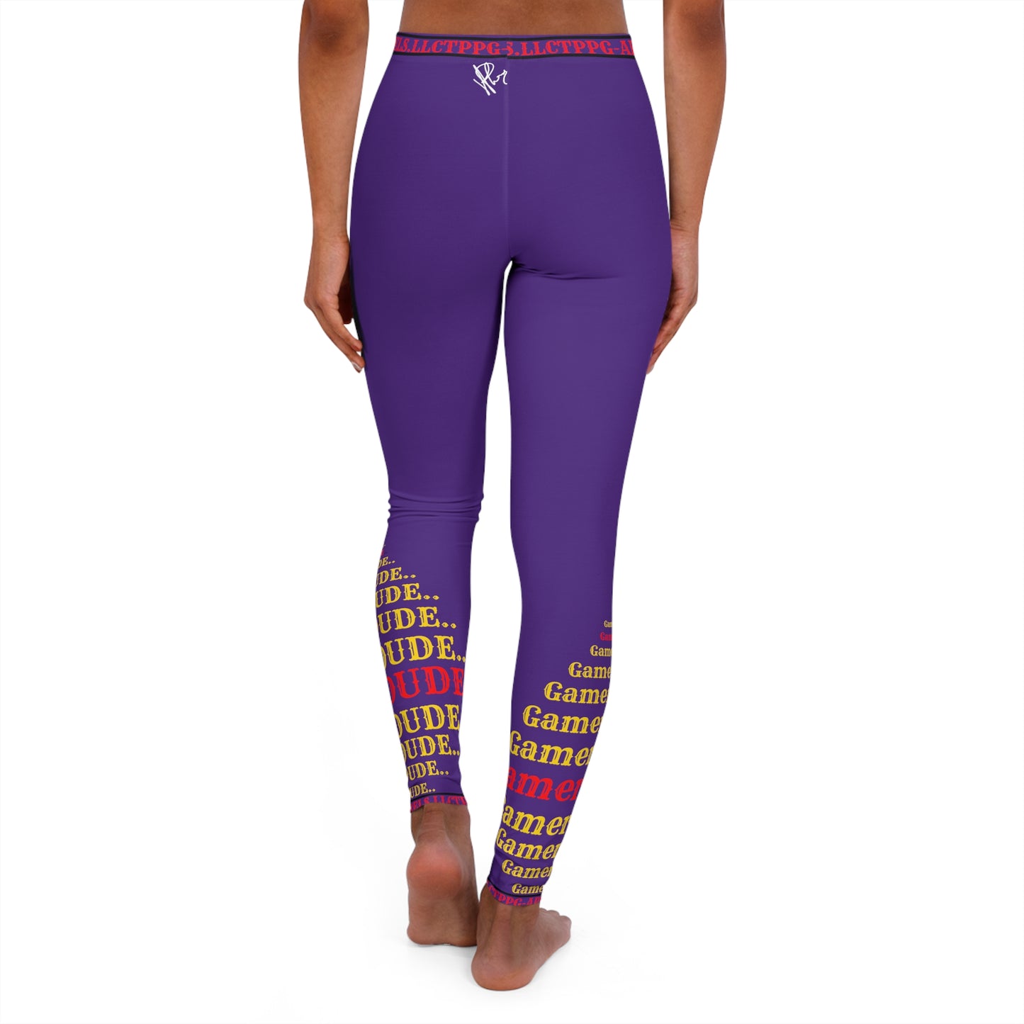 Our Sexy & Stylish (Purple) Women's "Gamer" Spandex Leggings By the "TPPG-Apparels" Stylish Brands in different available sizes