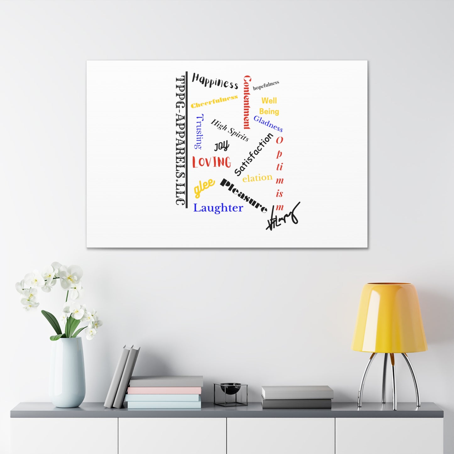 From our "TPPG Brand Positive Thoughts Collection" - Canvas Gallery Wraps - on White