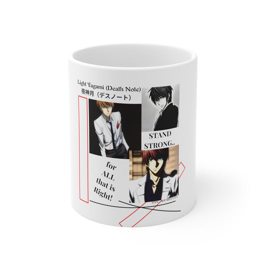 White "Death Note -Anime/Manga" 11oz Ceramic Mug from the 'TPPG-Apparels' Collection