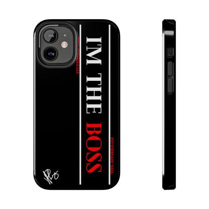 Our Design ("I'm the BOSS") Verision from the 'TPPG Collection' Line carries several sizes of the "iPhone Series" Tough Phone Cases