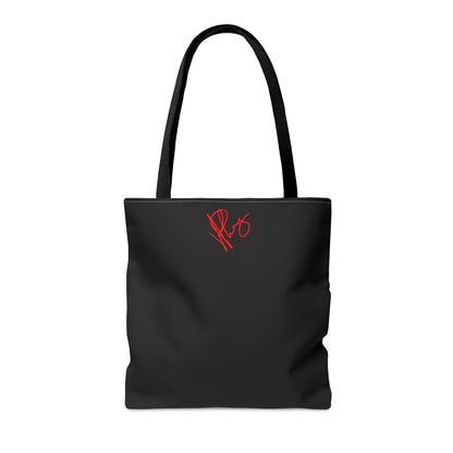 Fun 3 sizes - Black 'Hey, Boss' Handy 'Brand Quotable Design' - Front facing Style Design Tote Bag from the 'TPPG-Apparel' Brand Collection