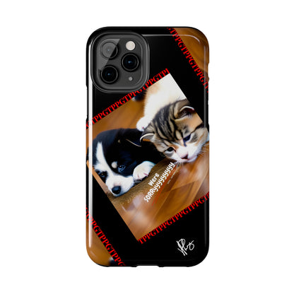 Our Cutest Pet Design ("We're Sorryyyy") Verision from the 'TPPG Collection' Line carries several sizes of the "iPhone Series" Tough Phone Cases