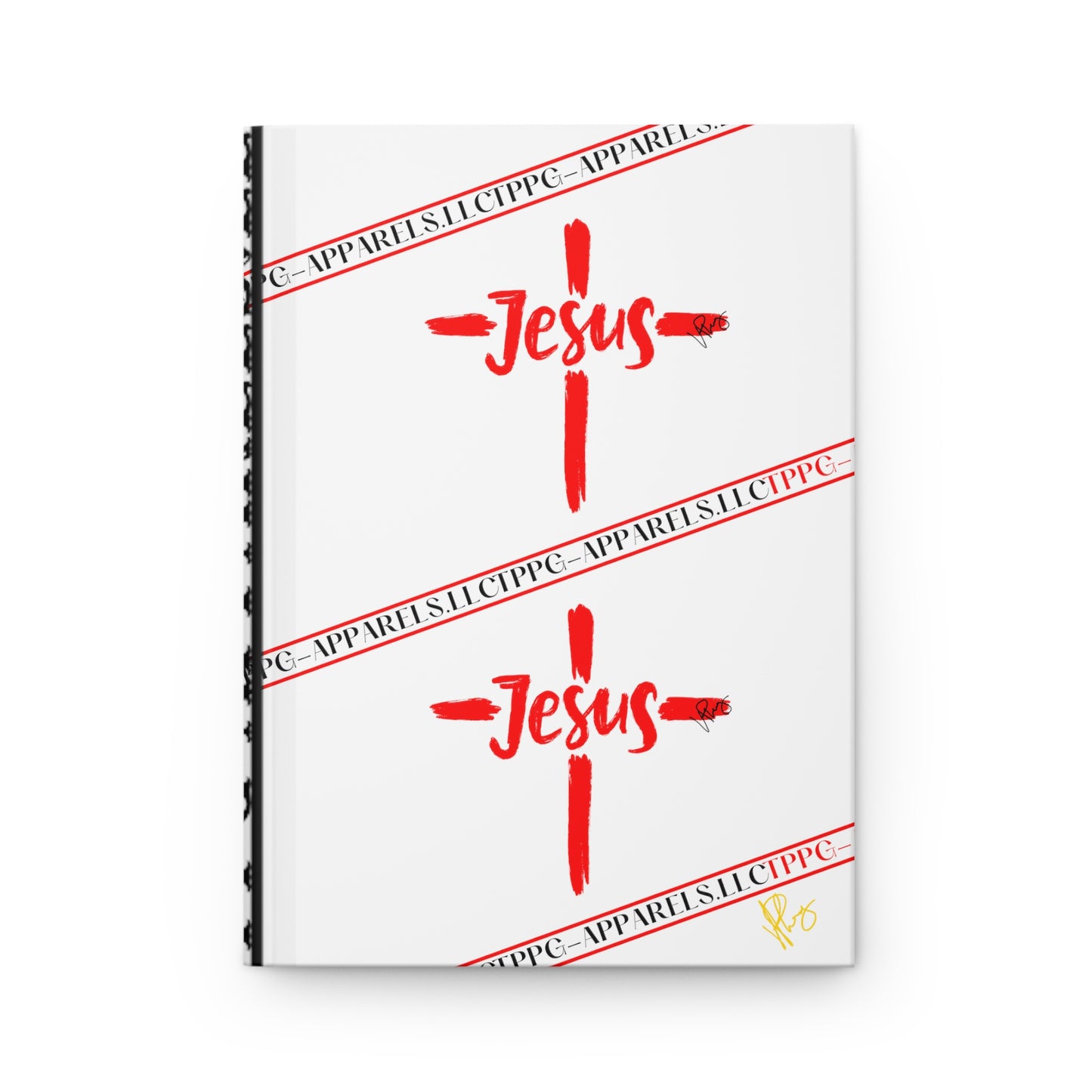 150 Lined pgs/75 Sheets - 'Jesus' Matte Hardcover Journal