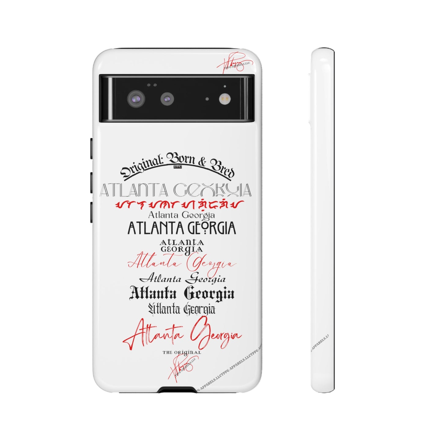 'ATL-Original Born & Bred' Design ~ Apple iPhones * Google Pixel * Samsung Galaxy Cases