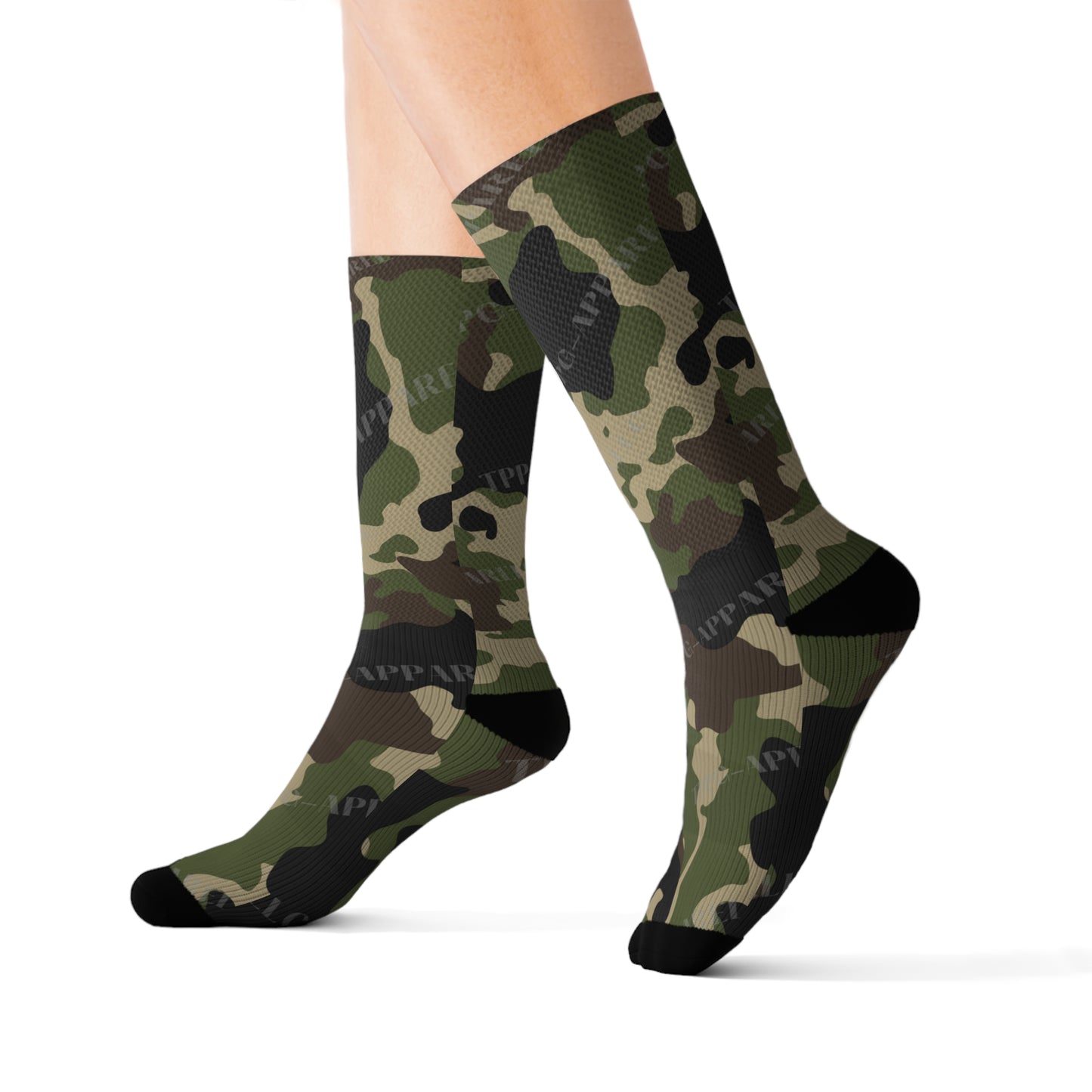 High Quality Cushioned 'TPPG Brand' Camo Style Socks