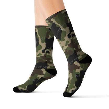 High Quality Cushioned 'TPPG Brand' Camo Style Socks