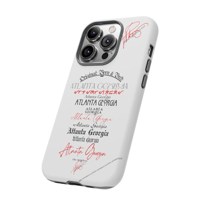 'ATL-Original Born & Bred' Design ~ Apple iPhones * Google Pixel * Samsung Galaxy Cases