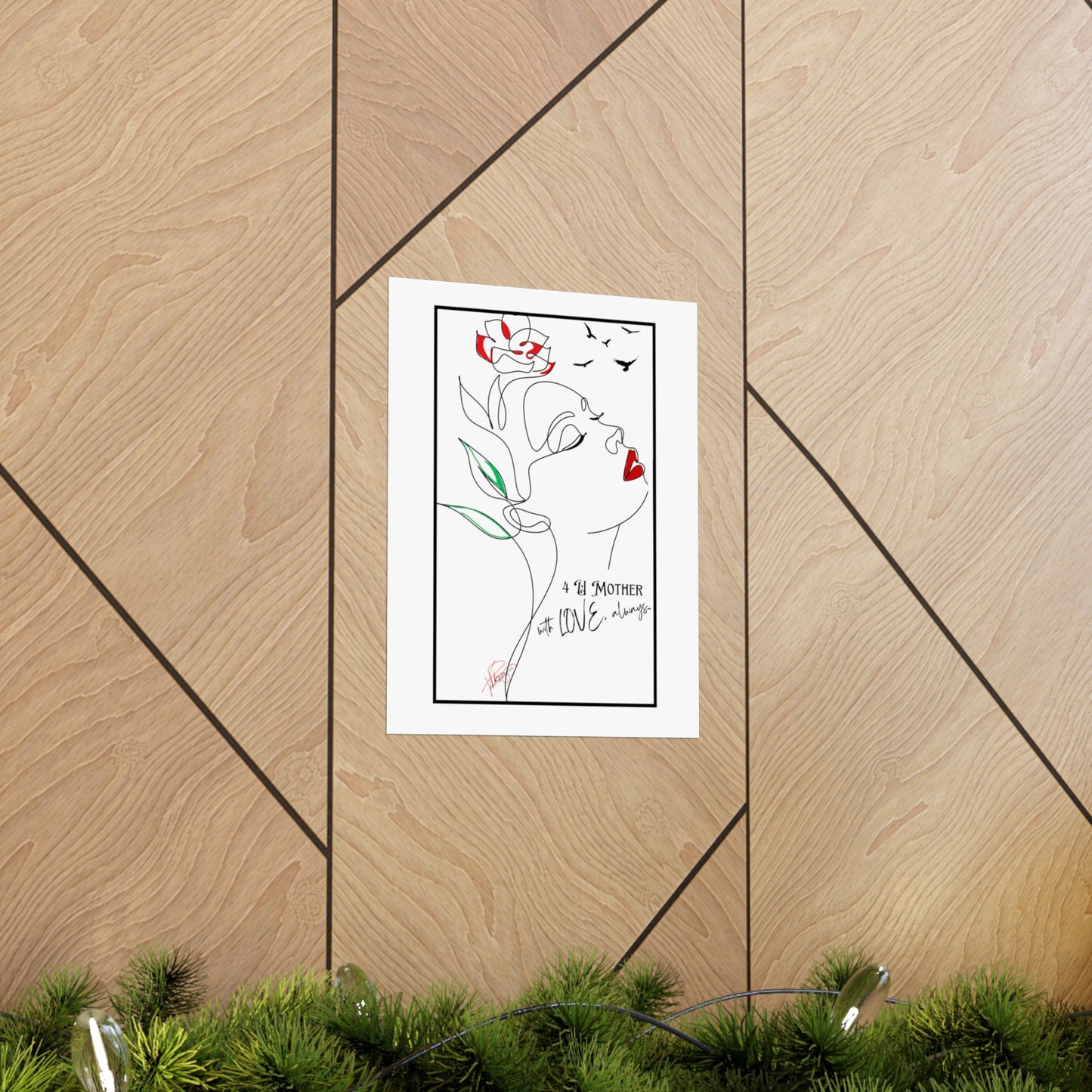 "Mother's Day" Vertical Matte Posters