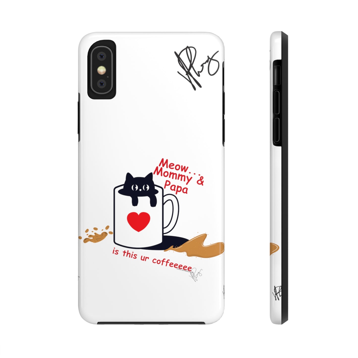 Guys here's another one of our Cutest Pet Designs (in a White Base Color) Verision from the 'TPPG Collection' Line carries Several sizes of the "iPhone Series" Tough Phone Cases