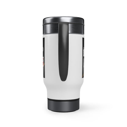 Stainless Steel 14oz Travel Mug with Handle - from the "TPPG" Merch Collection