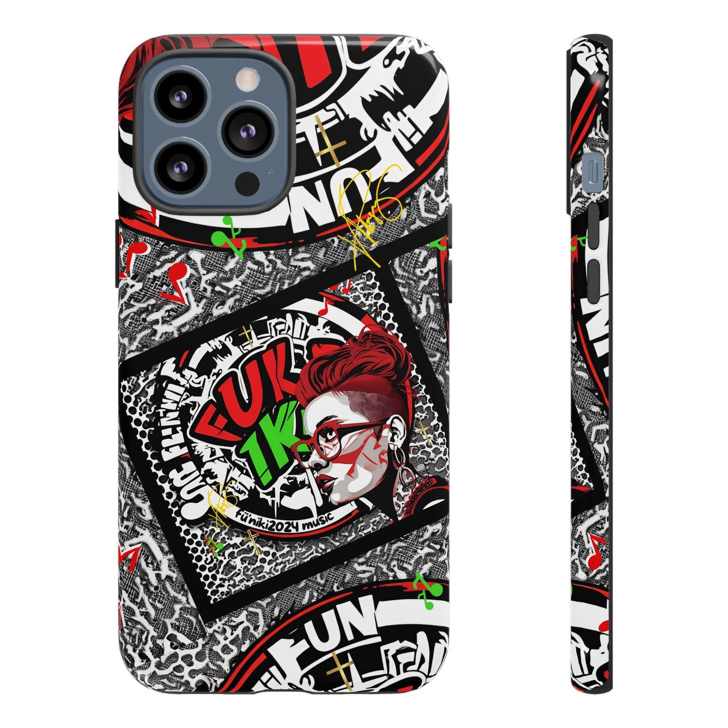 "Fun'iki2024" Music Logo iPhone/Google Pixel/Samsung Phone Cases