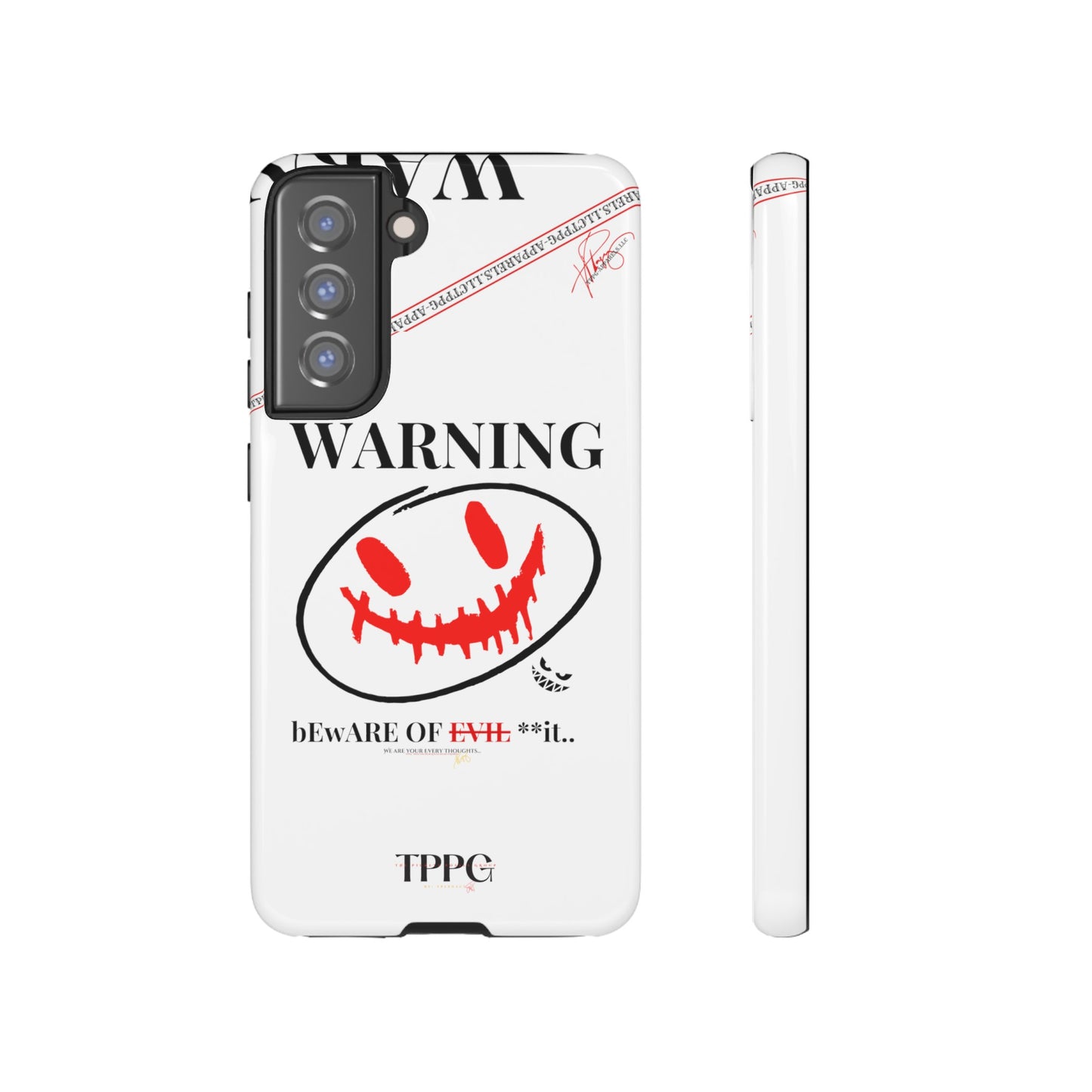 "WARNING-Evil"-Apple iPhones * Google Pixel * Samsung Galaxy Cases