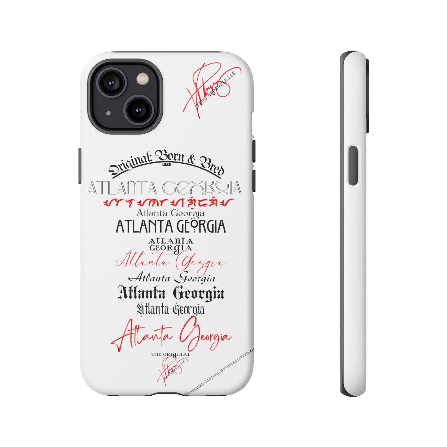 'ATL-Original Born & Bred' Design ~ Apple iPhones * Google Pixel * Samsung Galaxy Cases