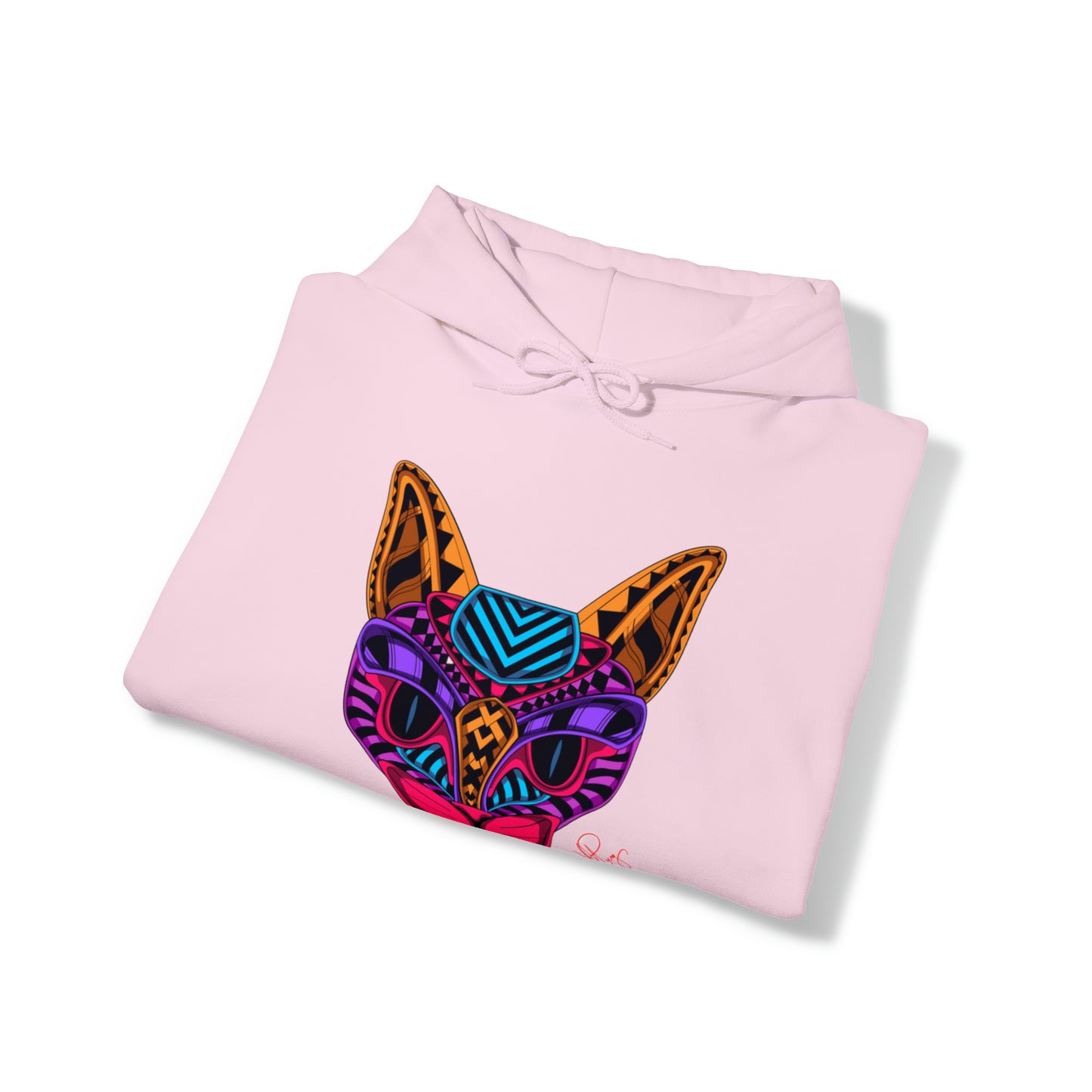 Bold & Colorful "Pet Design" Print Unisex Heavy Blend™ Hooded Sweatshirt - 6 sizes & 16 colors to choose from