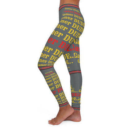 Our Sexy & Stylish Women's Grey "Gamer" Spandex Leggings By: the "TPPG-Apparels" Brands Collection