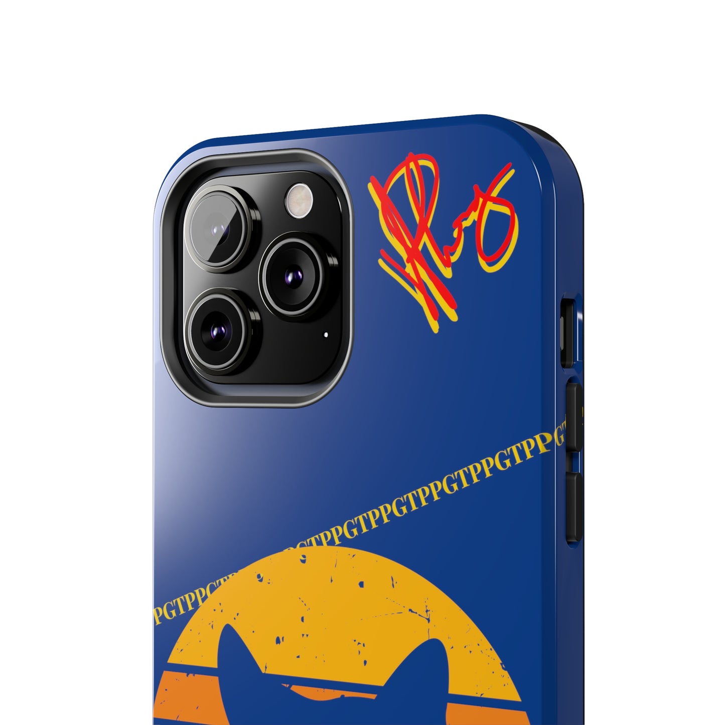 Custom Cat Design Phone Cases "Peek-A-BOOO.." (Black Multi-Colored)