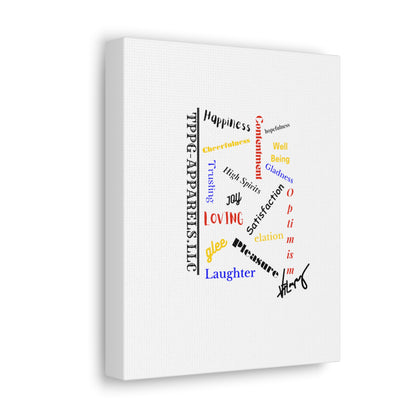 From our "TPPG Brand Positive Thoughts Collection" - Canvas Gallery Wraps - on White