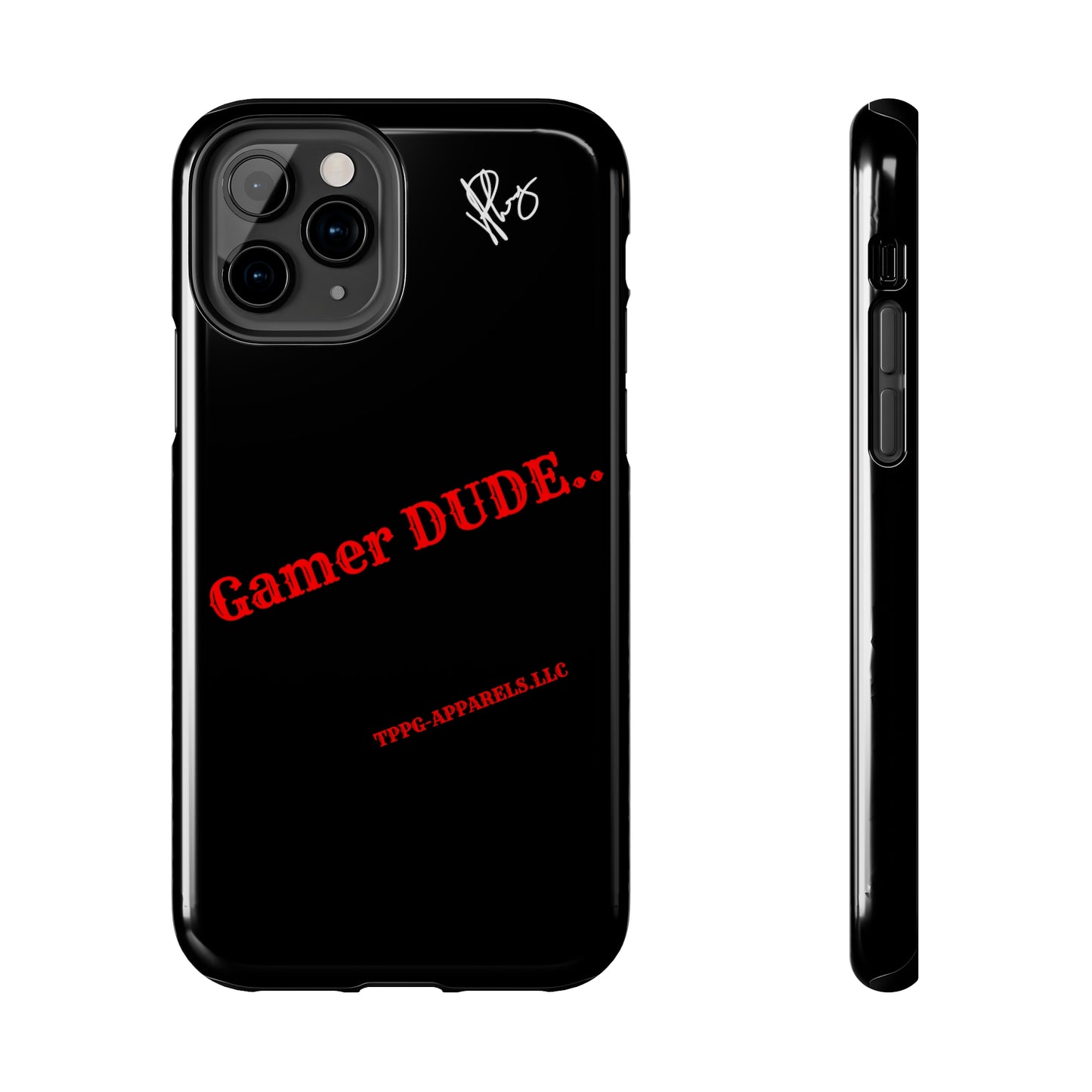 Our Plain Jane Black Verision from the 'TPPG Collection' Line carries several sizes of the "iPhone Series" Tough Phone Cases