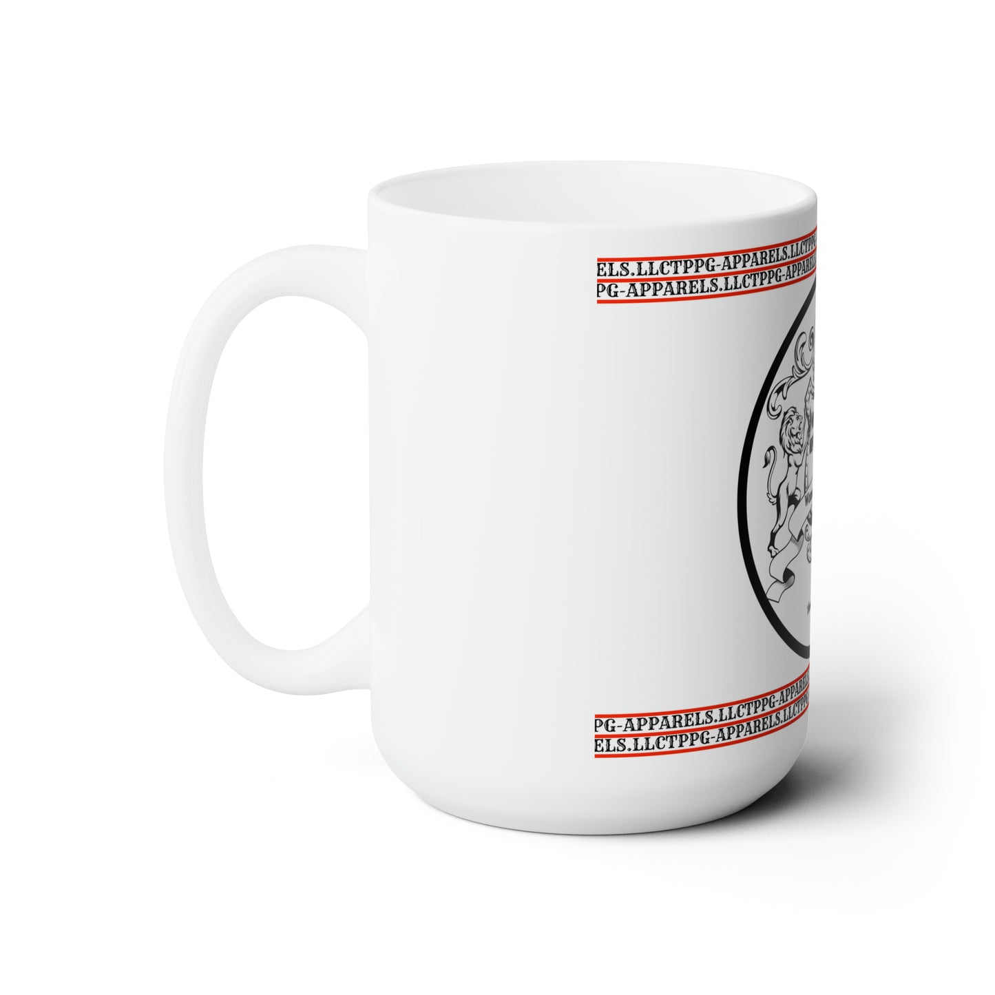 White 15oz "Men of Quality" Style Ceramic Mug Grabs the Attention of all who Views It!!-By the 'TPPG-Apparels' Brand Collection