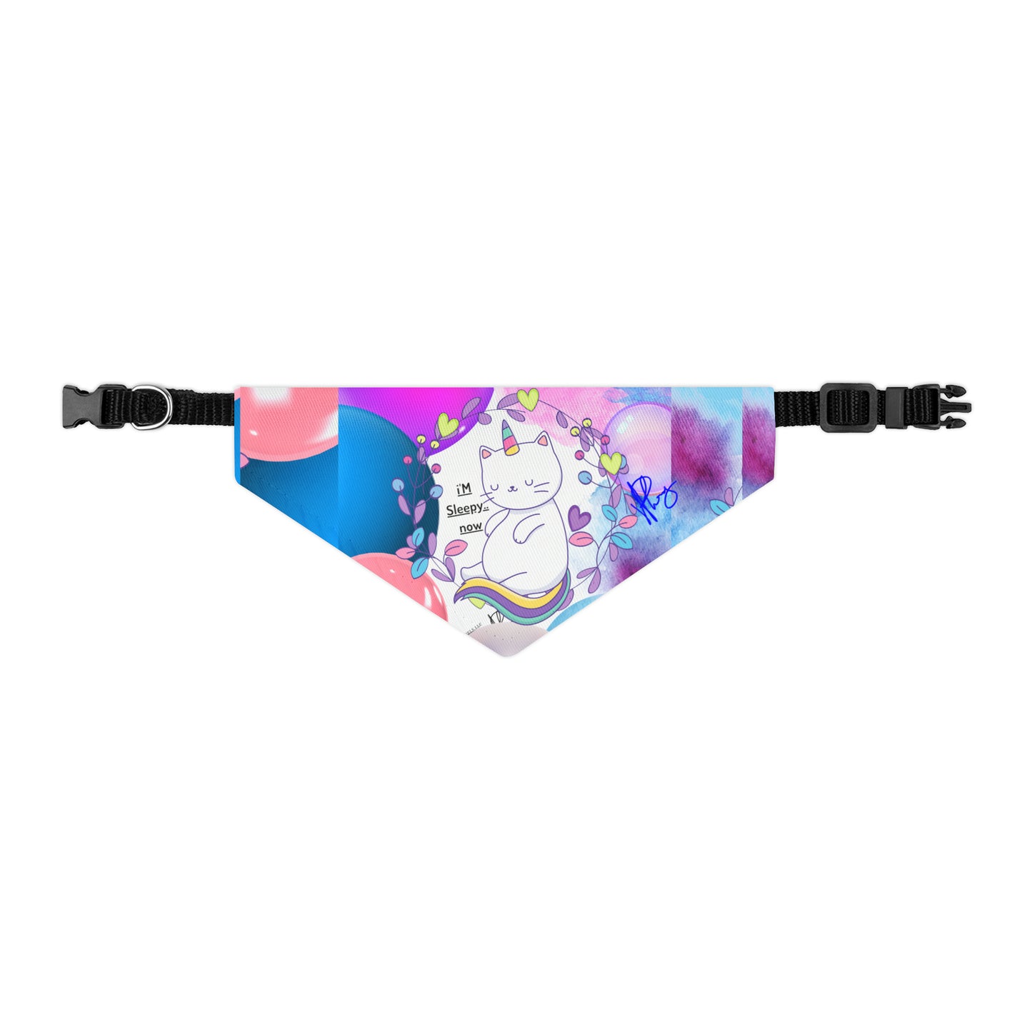 Pet Bandana (I'm Sleepy NOW) Collar - from él: TPPG Pet Collection"