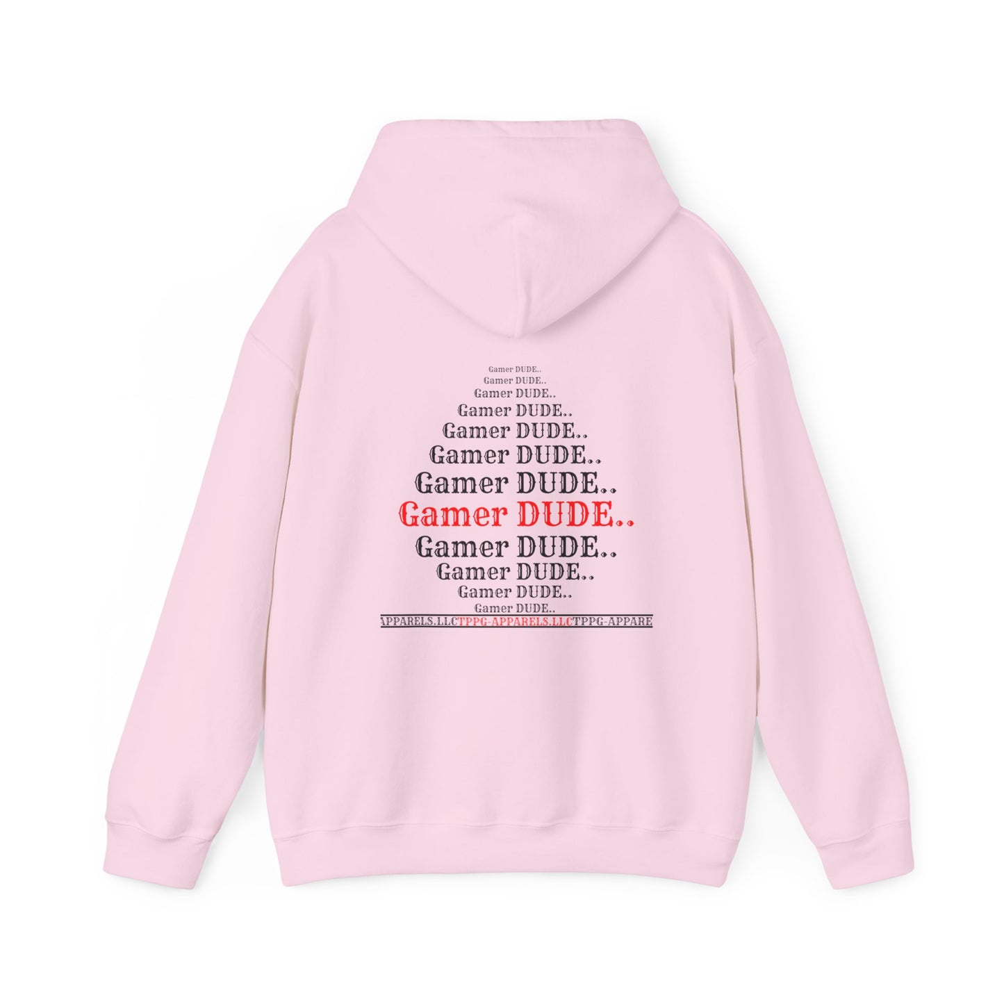 Hey our "Gamer" Style (Back & Front Facing) Design Print Unisex Heavy Blend™ Hooded Sweatshirt - 6 sizes & 10 colors to choose from