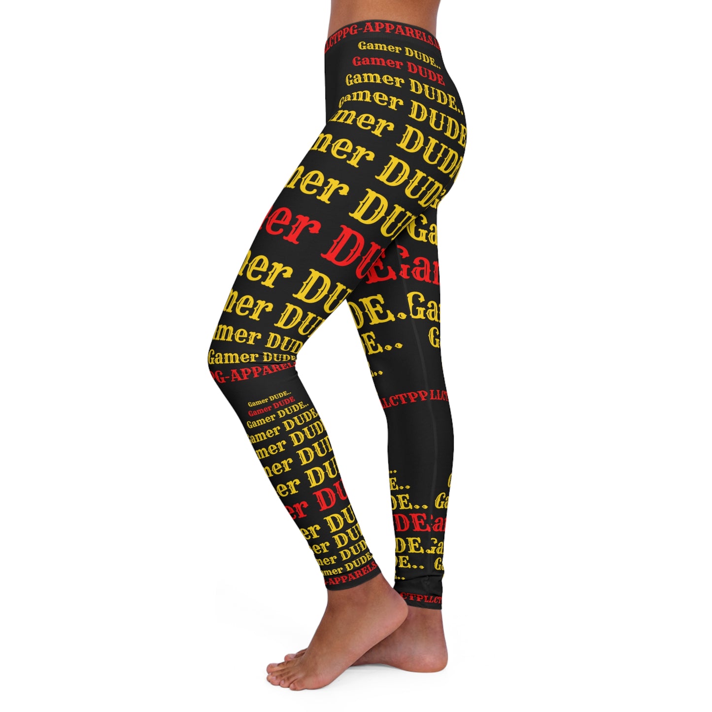 Our Sexy & Stylish Women's "Gamer" Spandex Leggings with different sizes By:"TPPG-Apparels" Stylish Brands