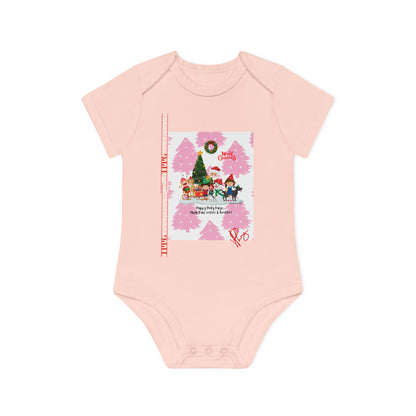 Comfortable, Colorful & Fun Apparels from "TPPG Baby Apparels Collection" Baby Organic Short Sleeve Bodysuit