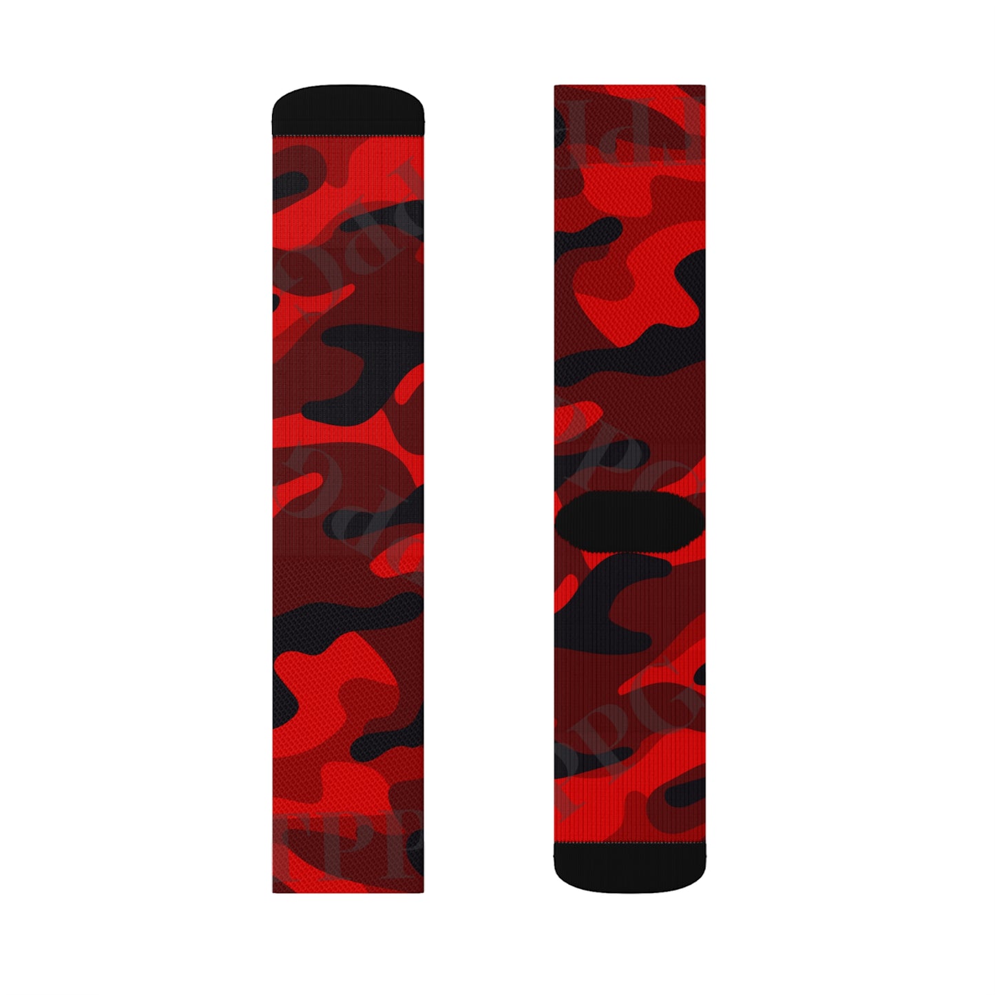 High Quality Cushioned 'TPPG Brand' Red Camo Style Socks